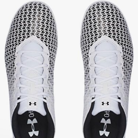 Sz 13 Under Armour Men\'s CF Force 3.0 TF Turf Soccer Cleats ClutchFit  White main image 5